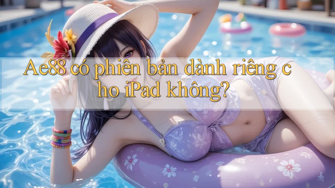 Ae88 có phiên bản dành riêng cho iPad không? Ae88 có phiên bản dành riêng cho iPad không?