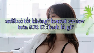 ae88 có tốt không honest review trên iOS 17 flush là gì