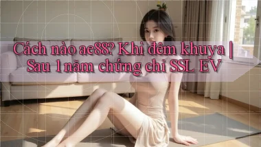 Cách nào ae88 khi đêm khuya sau 1 năm chứng chỉ SSL EV