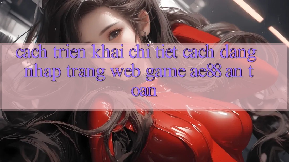 Cách triển khai Chi Tiết Cách Đăng Nhập Trang web Game AE88 An toàn Cách triển khai Chi Tiết Cách Đăng Nhập Trang web Game AE88 An toàn