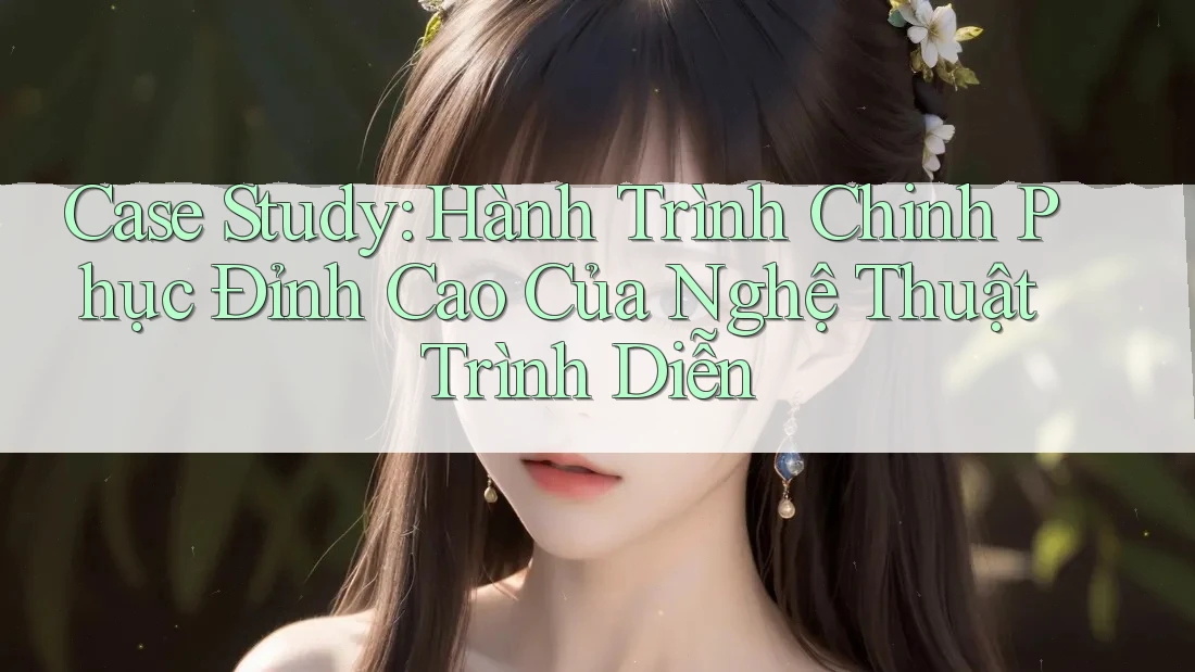 Case Study: Hành Trình Chinh Phục Đỉnh Cao Của Nghệ Thuật Trình Diễn Case Study: Hành Trình Chinh Phục Đỉnh Cao Của Nghệ Thuật Trình Diễn