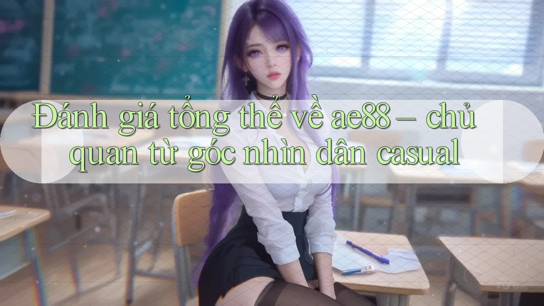 Đánh giá tổng thể về ae88 – chủ quan từ góc nhìn dân casual Đánh giá tổng thể về ae88 – chủ quan từ góc nhìn dân casual