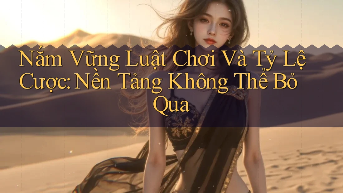 Nắm Vững Luật Chơi Và Tỷ Lệ Cược: Nền Tảng Không Thể Bỏ Qua Nắm Vững Luật Chơi Và Tỷ Lệ Cược: Nền Tảng Không Thể Bỏ Qua
