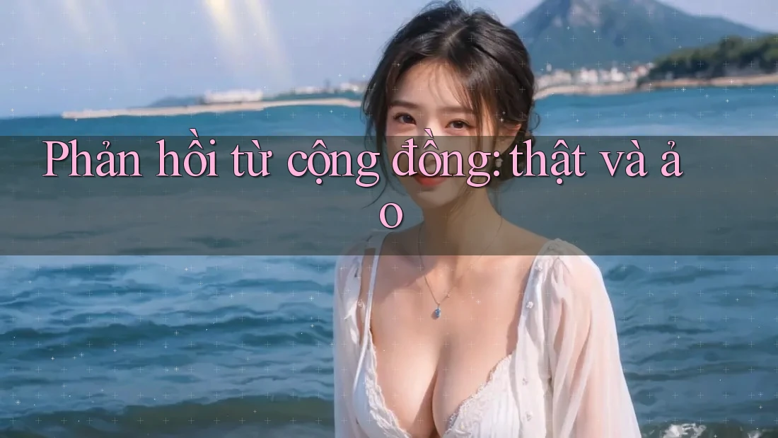 Phản hồi từ cộng đồng: thật và ảo
