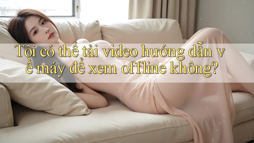 Tôi có thể tải video hướng dẫn về máy để xem offline không? Tôi có thể tải video hướng dẫn về máy để xem offline không?