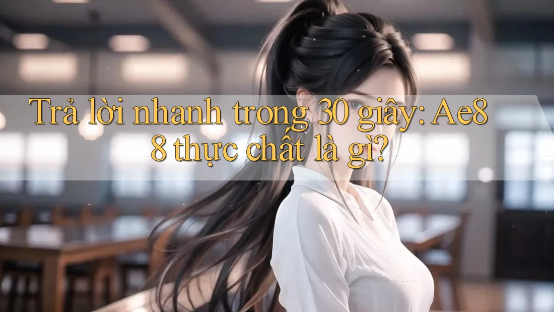 Trả lời nhanh trong 30 giây: Ae88 thực chất là gì? Trả lời nhanh trong 30 giây: Ae88 thực chất là gì?