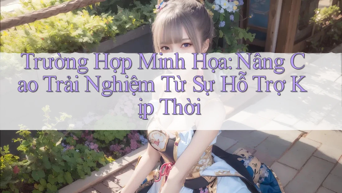 Trường Hợp Minh Họa: Nâng Cao Trải Nghiệm Từ Sự Hỗ Trợ Kịp Thời Trường Hợp Minh Họa: Nâng Cao Trải Nghiệm Từ Sự Hỗ Trợ Kịp Thời